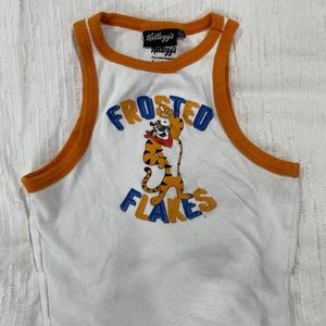 Vintage Kellogs Cropped Tank Top